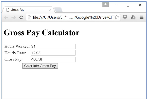 Formula To Calculate Gross Pay