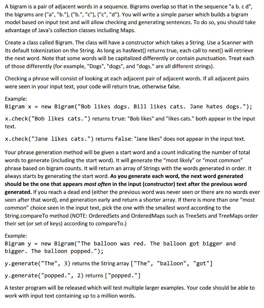 solved-a-bigram-is-a-pair-of-adjacent-words-in-a-sequence-chegg