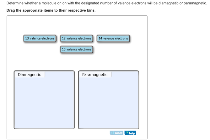 Solved 1.Determine the bond order in a molecule or ion with | Chegg.com