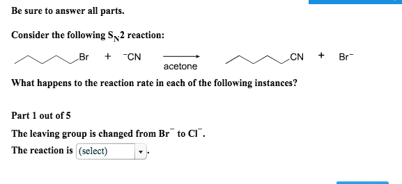 Solved Be sure to answer all parts. Consider the following | Chegg.com