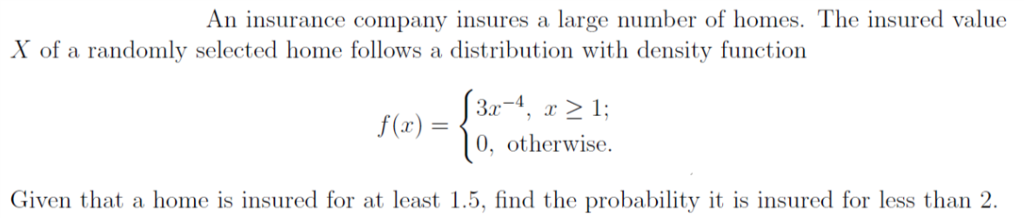 Solved An Insurance Company Insures A Large Number Of Homes Chegg Solved An Insurance Company Insures A Large Number Of Homes Chegg