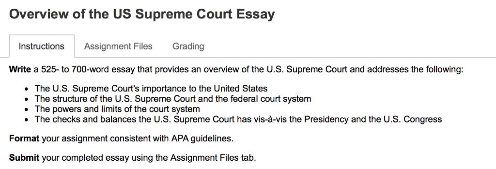 supreme court essay questions