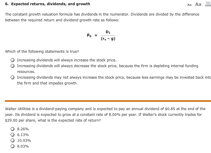 solved-6-expected-returns-dividends-and-growth-aa-aa-the-chegg