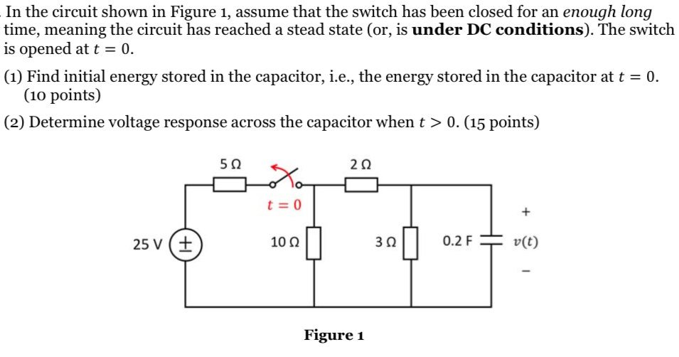 Solved In the circuit shown in Figure 1 assume that the Chegg