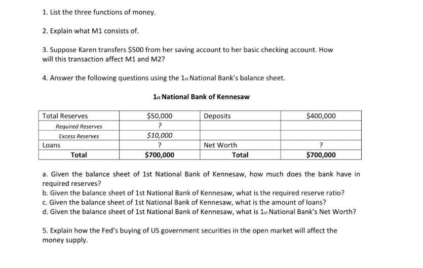 solved-1-list-the-three-functions-of-money-2-explain-what-chegg