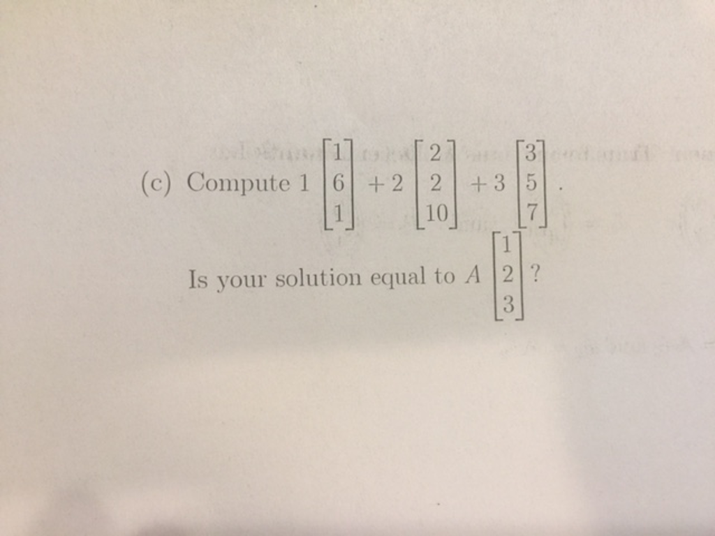 Solved Matrix Multiplication | Chegg.com