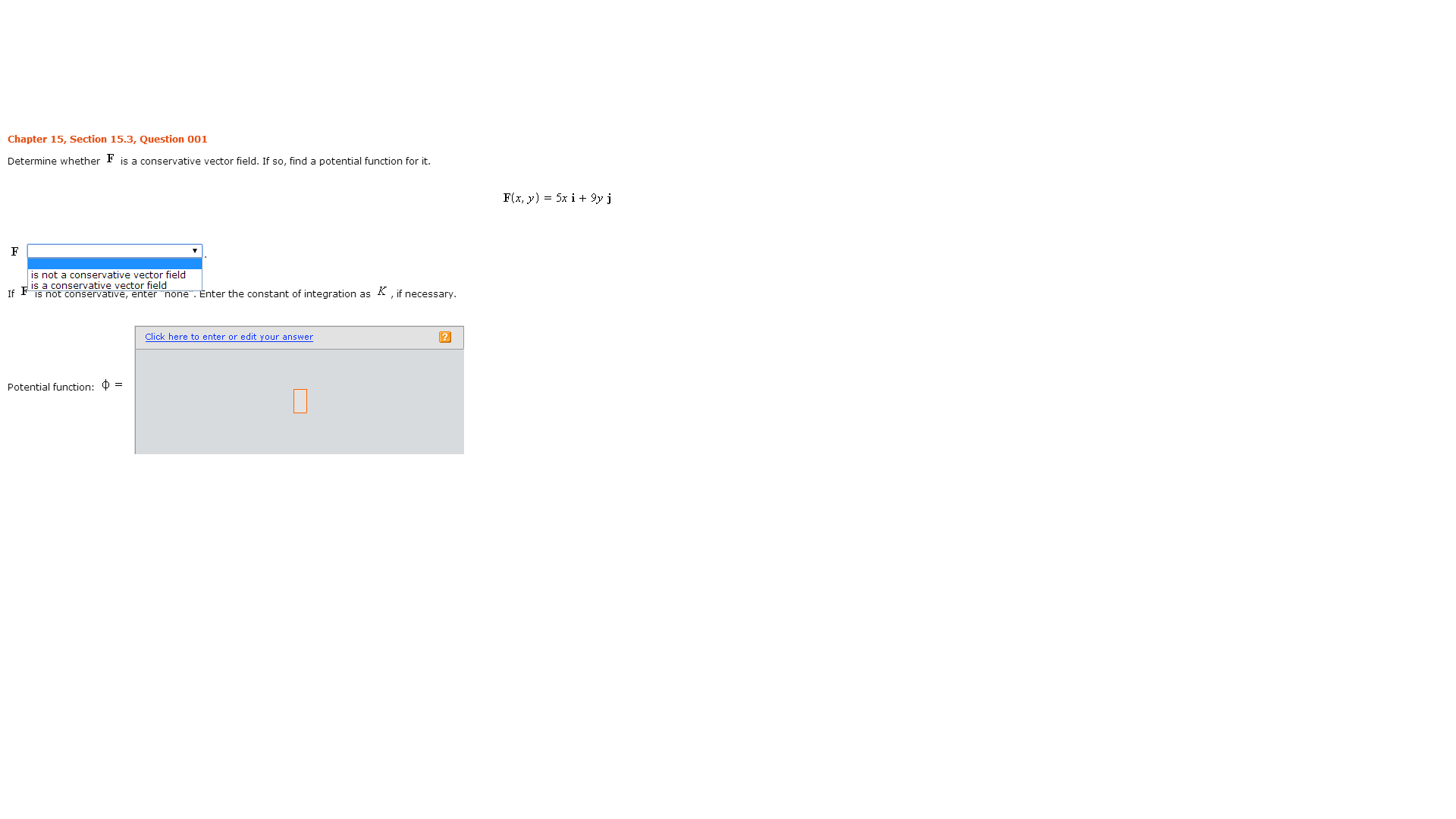 Solved determine whether f is a conservative vector field chegg