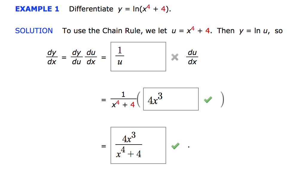 Solved Example 1 Differentiate Y Ln X 4 Solution To