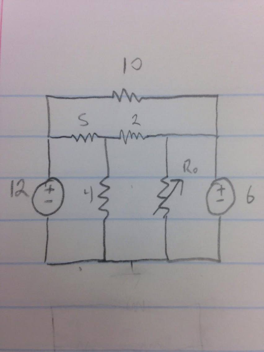 Solved The variable resistor in the circuit is adjusted for