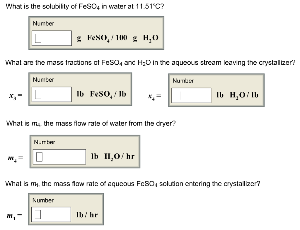 Solved Anhydrous ferrous sulfate (FeSO4) crystals are | Chegg.com