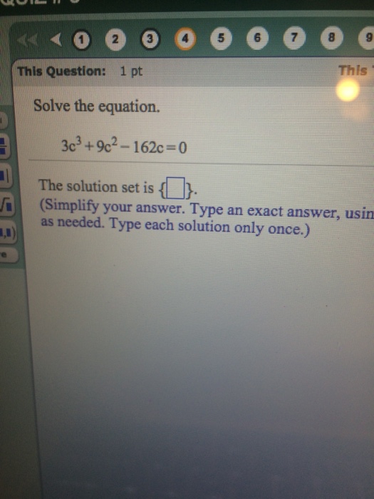 solve the equation 3 c 2 )= 15