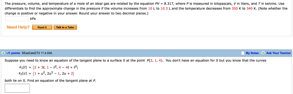 solved-the-pressure-volume-and-temperature-of-a-mole-of-an-chegg