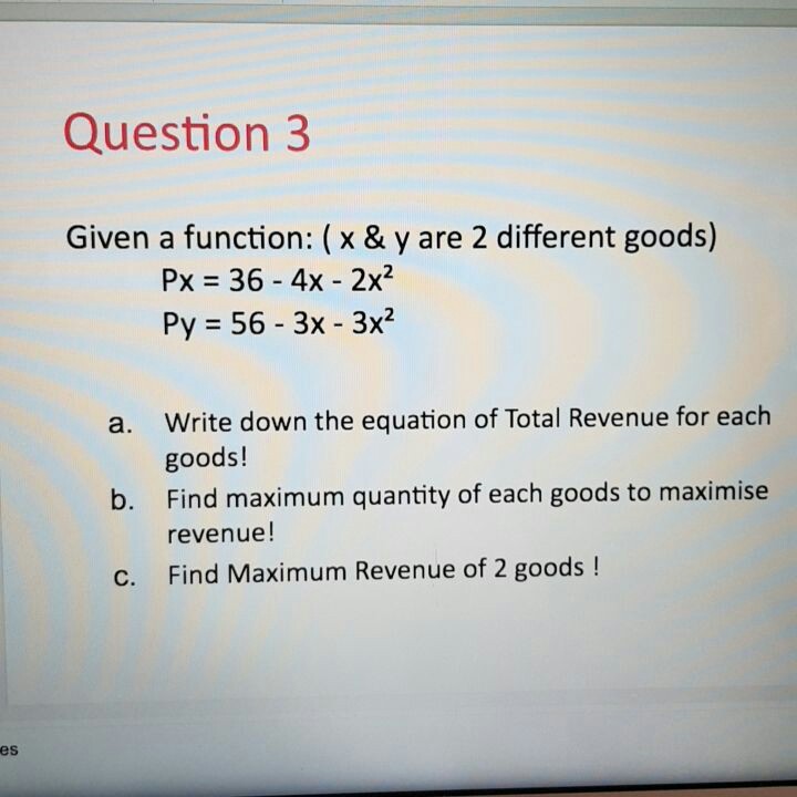 Solved Question 3 Given A Function X Y Are 2 Different Chegg