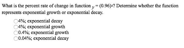 solved-what-is-the-percent-rate-of-change-in-function-chegg