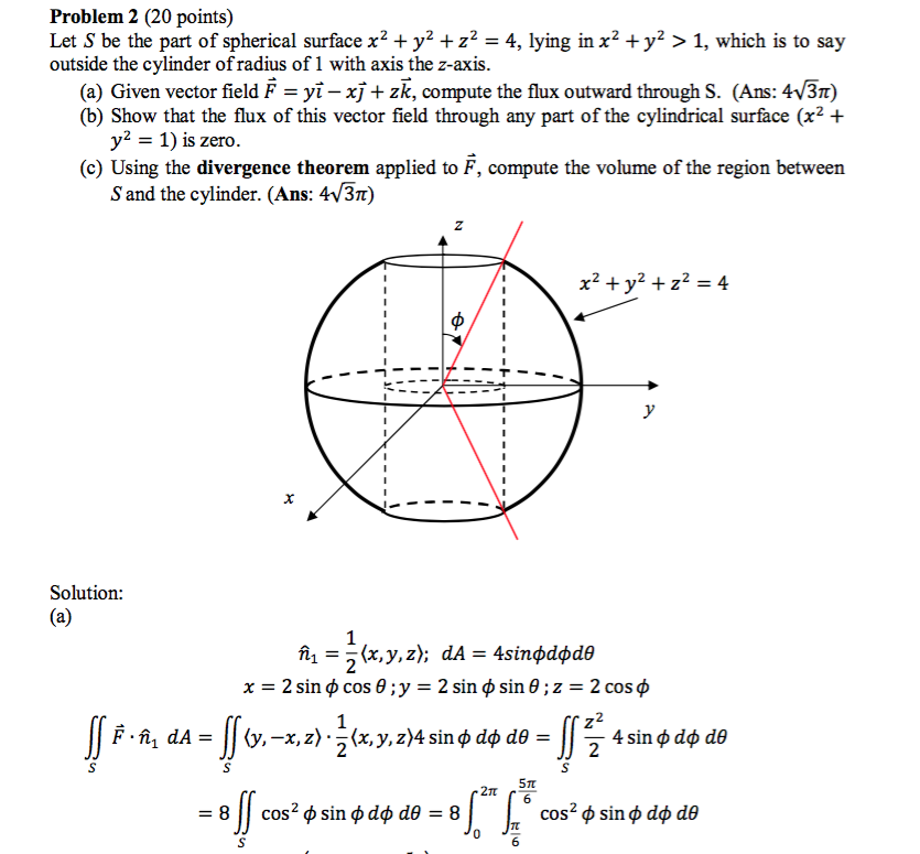 Solved How do I find the limits (pi/6 --> 5pi/6) and (0 | Chegg.com