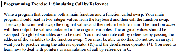Solved Write a program that contains both a main function | Chegg.com