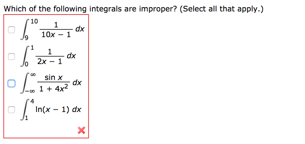 Solved Integrals