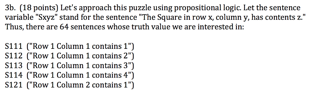 Solved Suppose Instead Of The Regular 9x9 Sudoku Game We Chegg