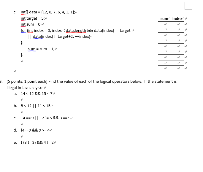 Solved Find the value of each of the logical operators | Chegg.com