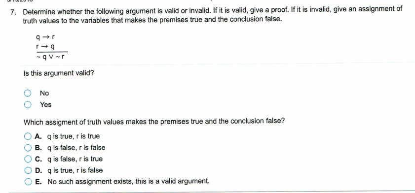 solved-determine-whether-the-following-argument-is-valid-or-chegg