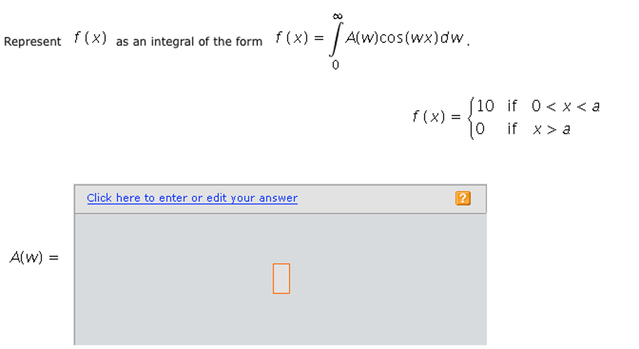 integral of f(x) squared