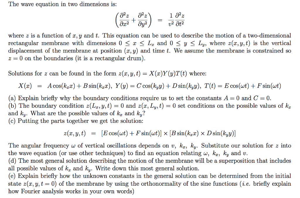 solved-the-wave-equation-in-two-dimensions-is-82-z-z-chegg