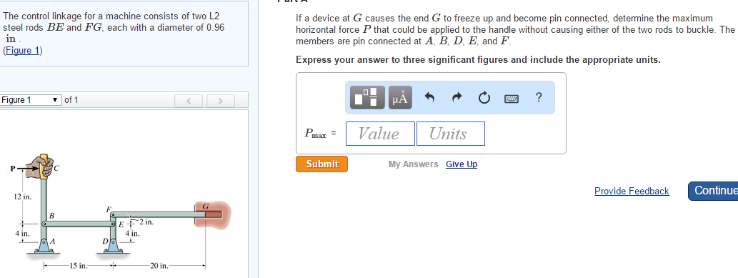 Solved The control linkage for a machine consists of two L2 | Chegg.com