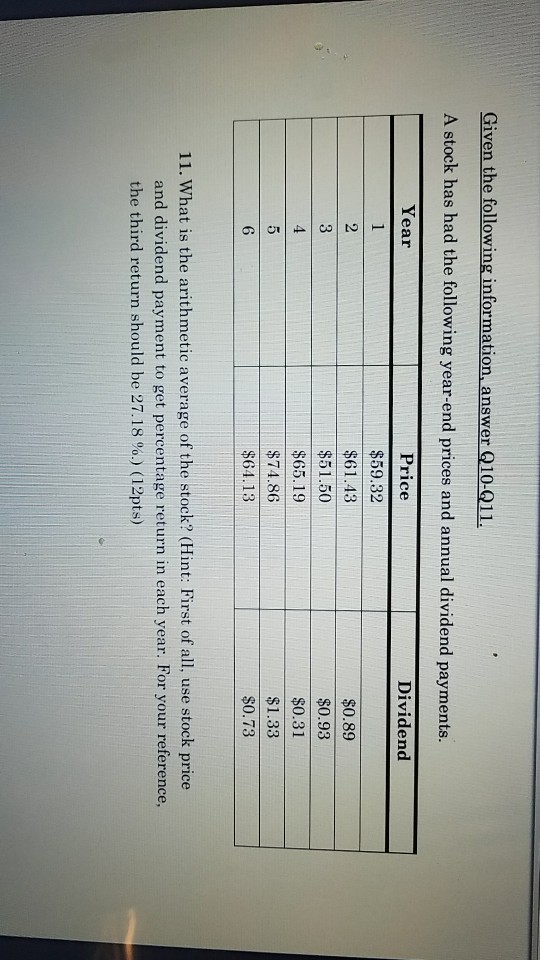 Solved Given the following information, answer Q10-911 A | Chegg.com