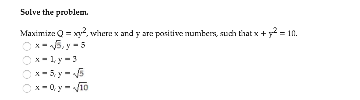 solved-solve-the-problem-maximize-q-xy-2-where-x-and-y-chegg