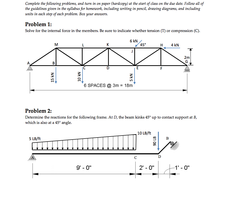 Solved Complete the following problems, and turn in on paper | Chegg.com