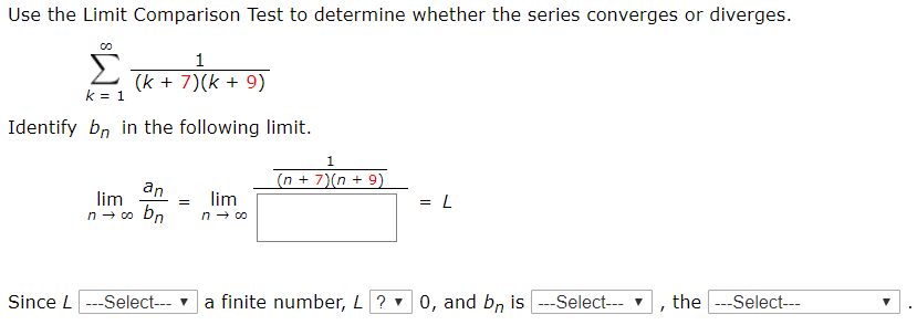 Solved Use The Comparison Tests For Convergence Or | Chegg.com