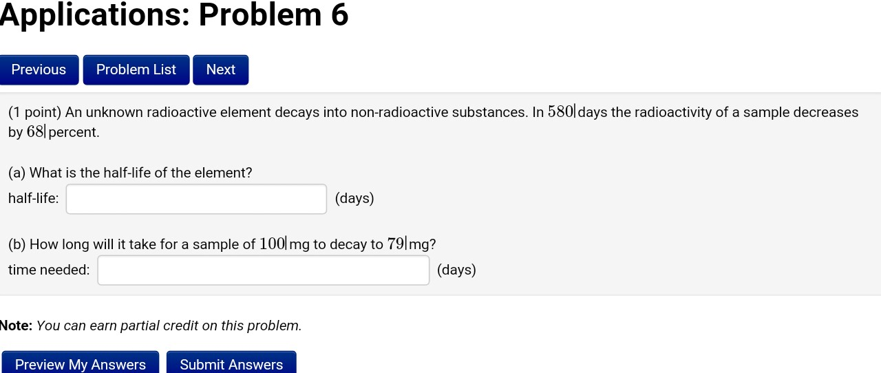 Solved An unknown radioactive element decays into