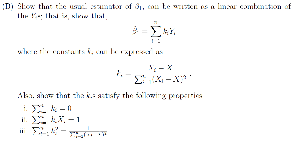 Solved Consider the following simple linear regression | Chegg.com