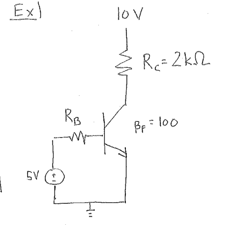 Solved If Rb= 43kohm, Find Ic If Rb=430kohm, Find Ic | Chegg.com