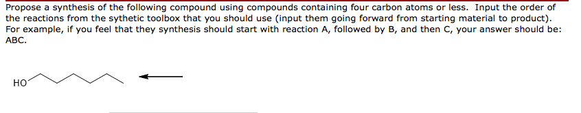 Solved Propose a synthesis of the following compound using | Chegg.com