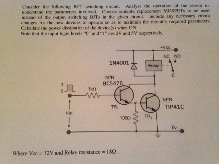 Solved Choose mosfets to replace the transistors. Specific