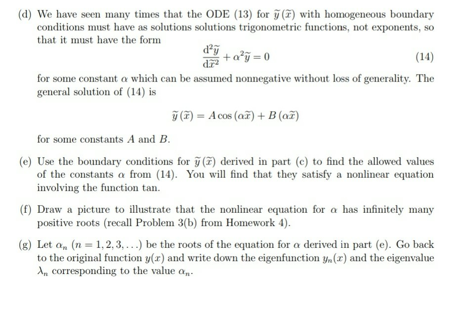 Solved Problem 6. [A Sturm-Liouville problem with | Chegg.com