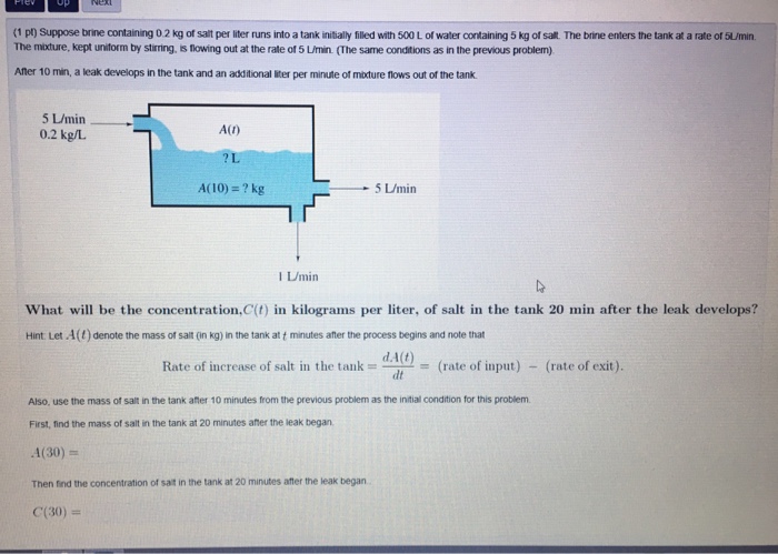 solved-suppose-brine-containing-0-2-kg-of-salt-per-liter-chegg