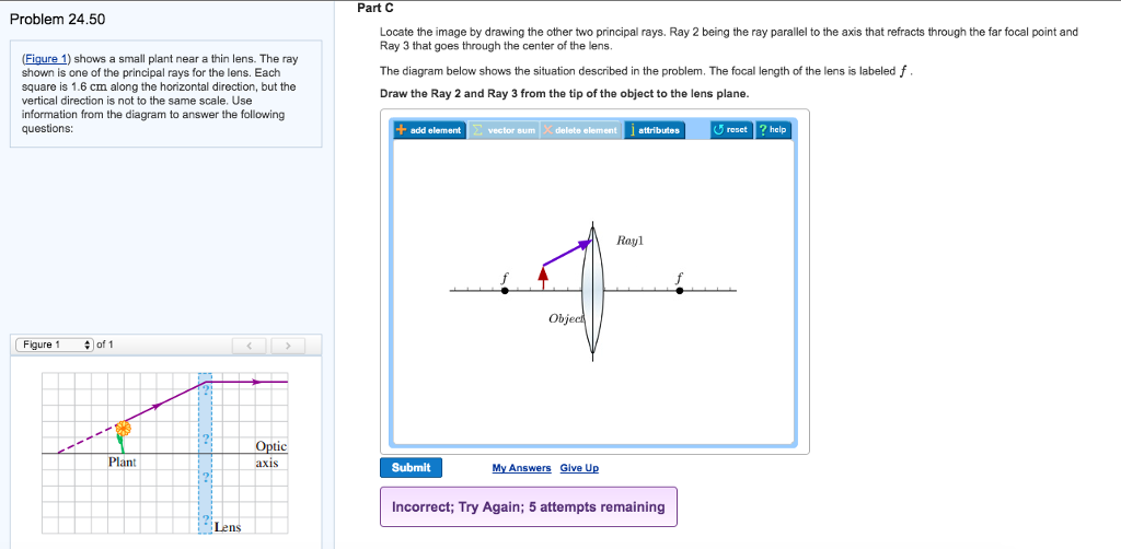 26 Draw A Ray Diagram For The Following Situation An Object Far From