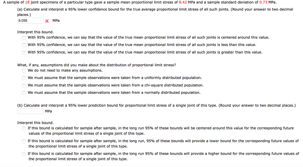 solved-a-sample-of-18-joint-specimens-of-a-particular-type-chegg