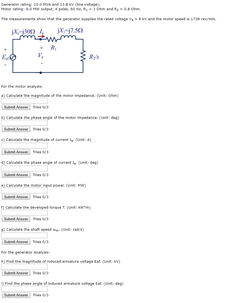 Solved The circuit below represents a three-phase, 60 Hz, | Chegg.com