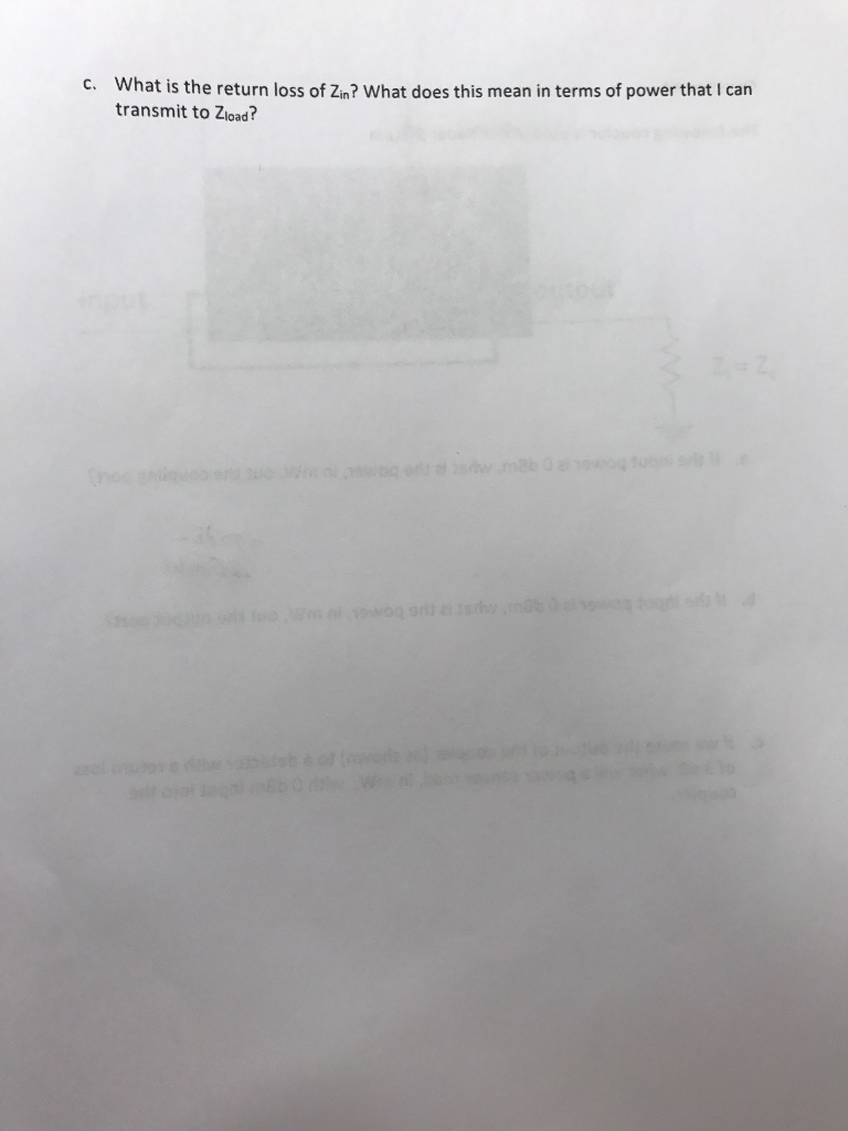 Solved Question #3 A Lossless Transmission Line With | Chegg.com