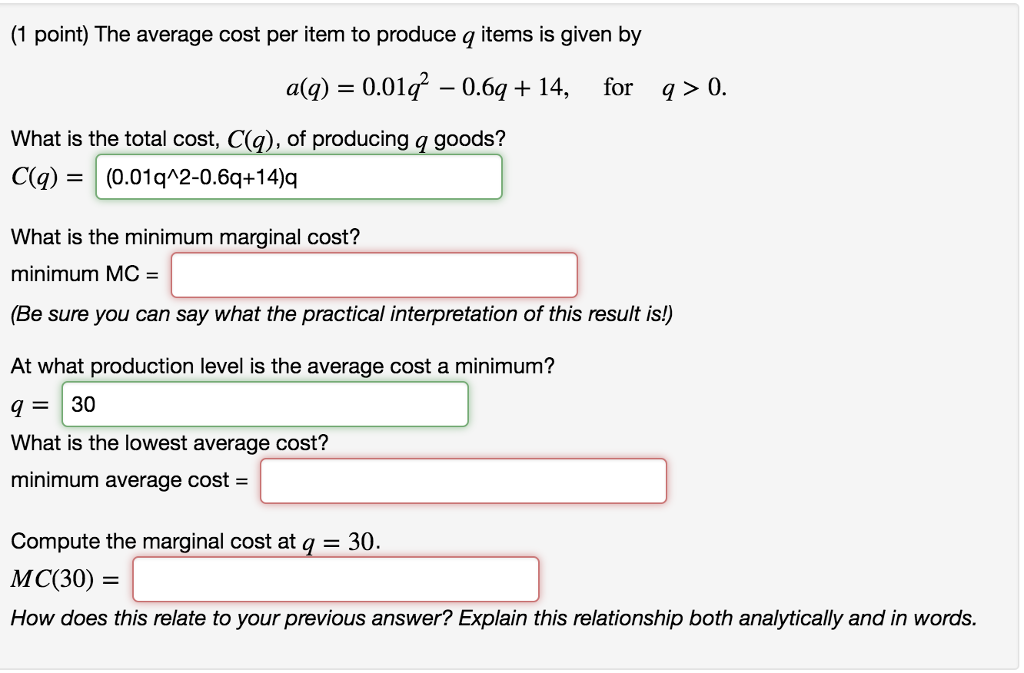 What Does Cost Per Item Mean