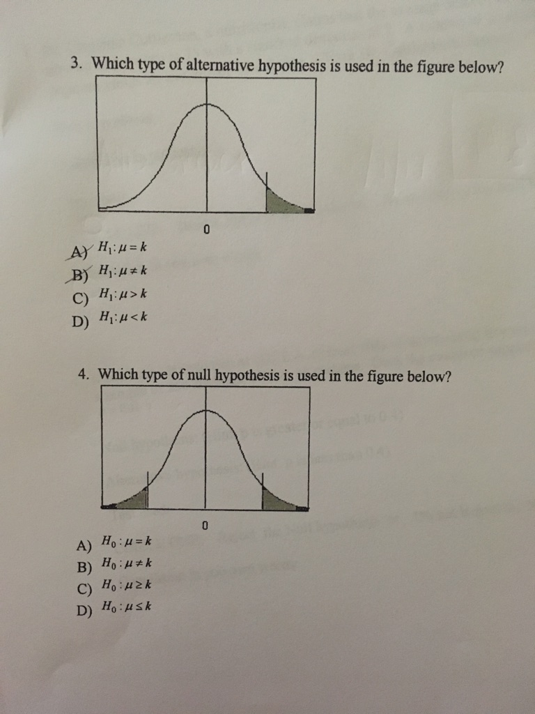 the form of the alternative hypothesis can be chegg