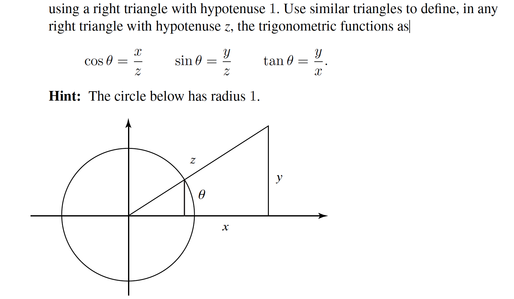 area of a right triangle using hypotenuse