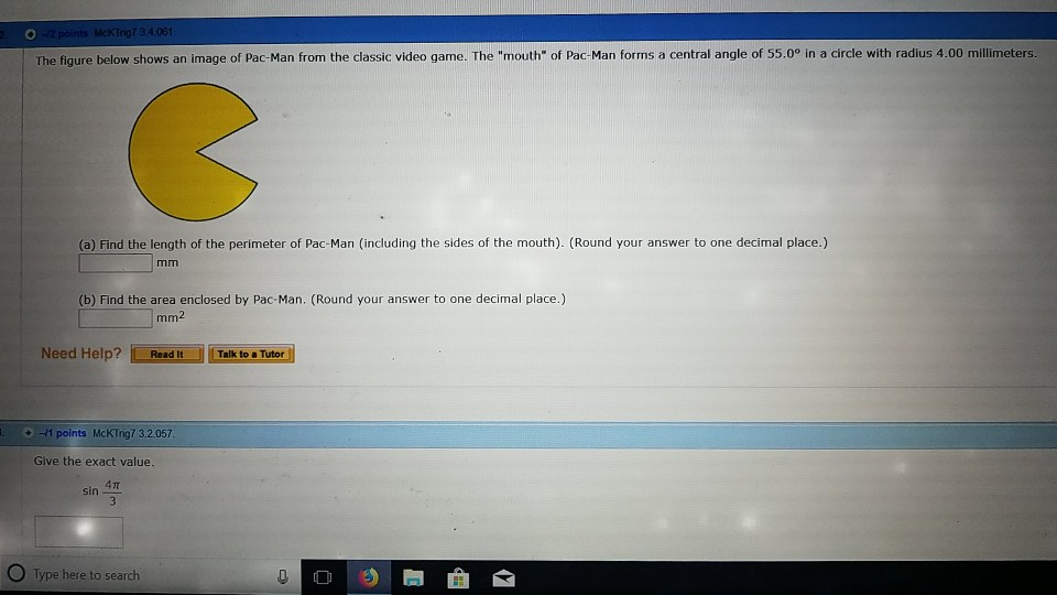 Solved The figure below shows an image of Pac Man from the Chegg