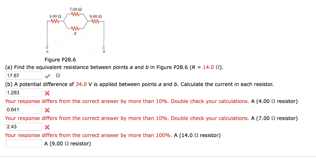 Solved Find The Equivalent Resistance Between Points A And | Chegg.com