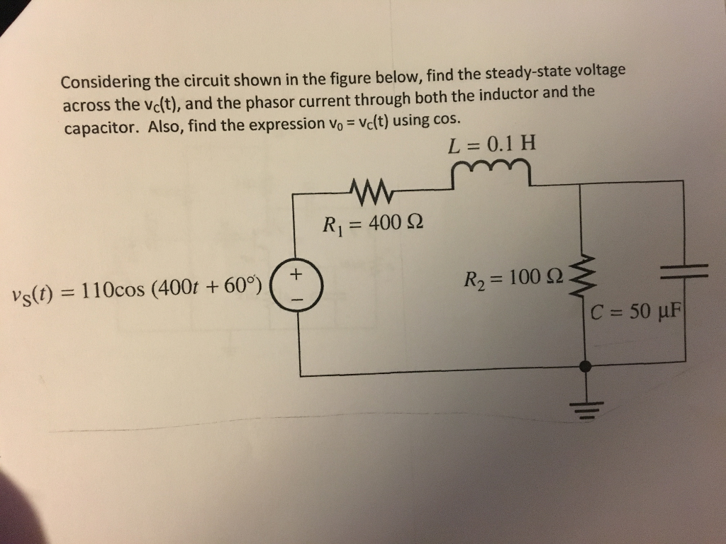 Solved Considering The Circuit Shown In The Figure Be Vrogue Co