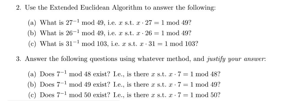 solved-2-use-the-extended-euclidean-algorithm-to-answer-the-chegg