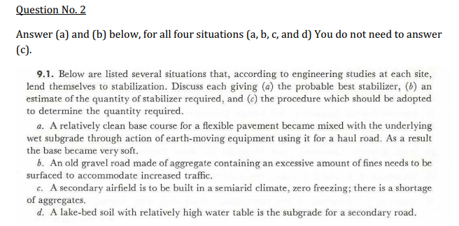 Solved Answer (a) And (b) Below, For All Four Situations (a, | Chegg.com